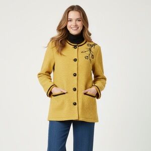 Yellow Jacket with Black Details